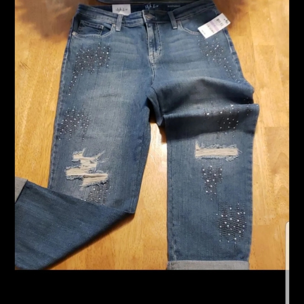 NWT Boyfriend Style and Co Jeans
